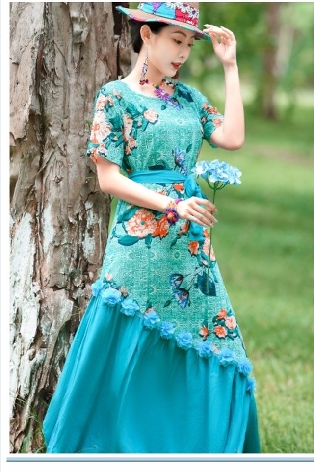 チャイナドレス風 ワンピース レディース民族風 ワンピース チャイナ風 ナチュラル エスニッ チャイナドレス 古代 スリム効果 ロングタイ Basecamp49