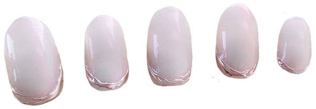 ラウンド ミラー ワンカラー ハンドメイドネイルチップ10本セット 単色 ピンク色 かわいい ハンドメイドネイル チップ通販ポータルサイトn Market