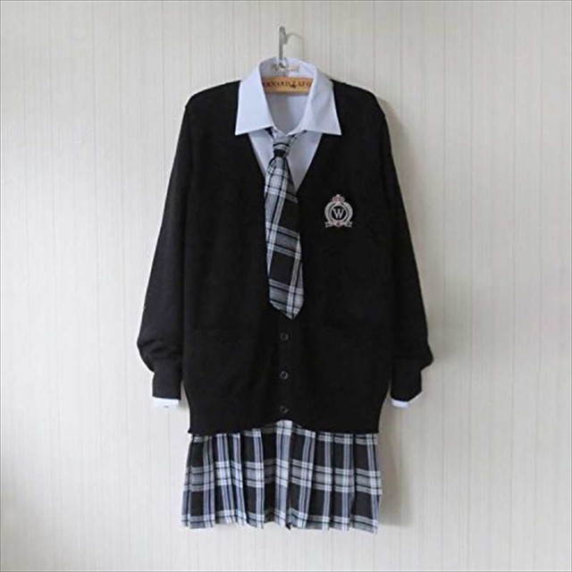 Jk制服 4点セット 大きいサイズ 女子高生 学校制服 春秋冬用 スクール仮装 コスチューム Jkコスプレ クラスの服 218 Afree