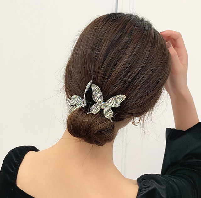 バタフライ ヘアアレンジワイヤー バレエショップsnowflake Ballerina スタイリッシュなインポートバレエレオタード レッスンウェア