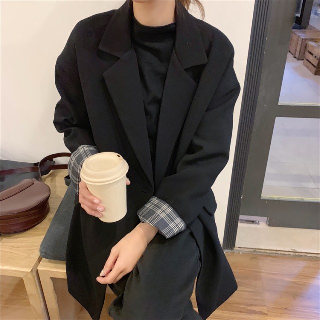 大人気 テーラードジャケット チェック柄 ロールアップ ジャケット アウター 羽織り カジュアル おじコーデ デート Ptnym1254 Shop Suba