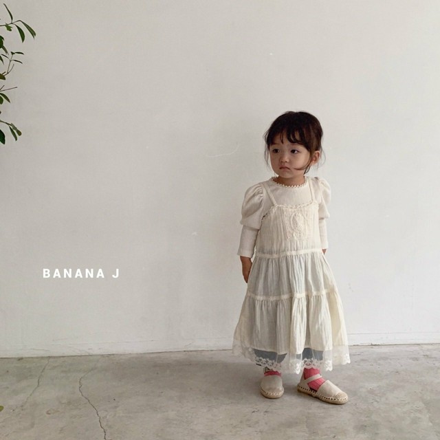 送料無料 韓国子供服 デザインレースワンピース 韓国子供服 Picnicbaby