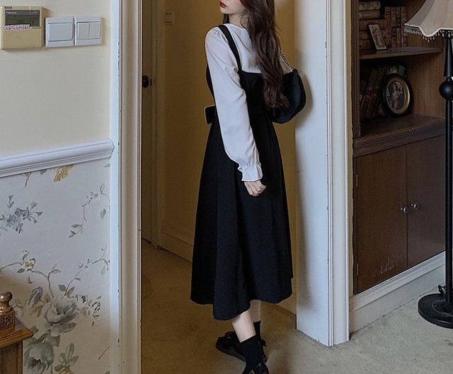 サスペンダーワンピース Poppytown