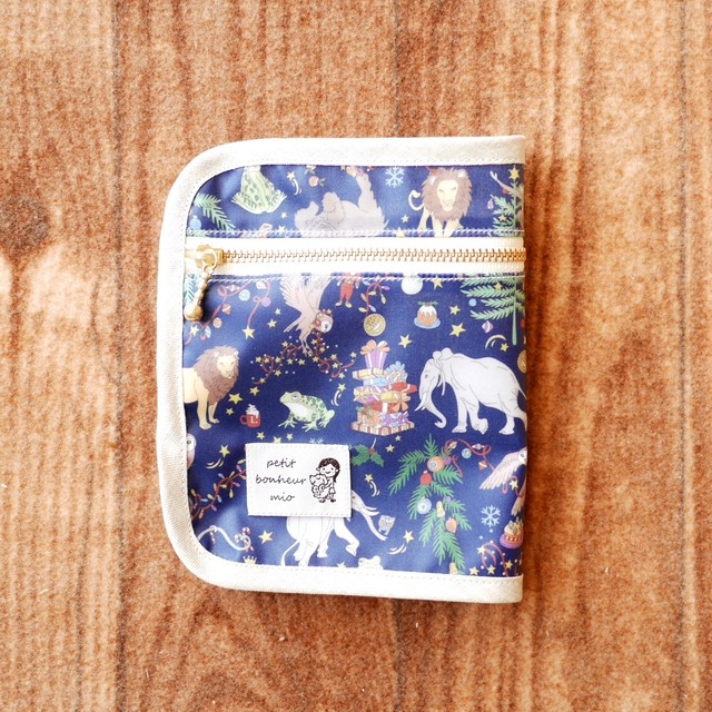 リバティ ティッシュケースポーチ リバティクリスマス ｎ Petit Bonheur Mio