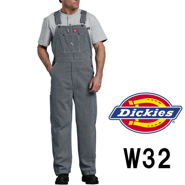 32インチ Dickies ディッキーズ オーバーオール サロペット ヒッコリーストライプ ジーンズ 大きいサイズ メンズ レディース シニア タルサタイム Tulsa Time オーバーオール ペインターの通販