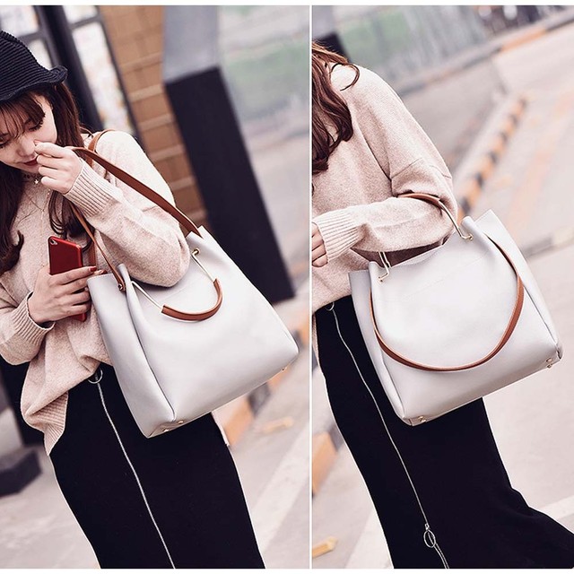 送料無料 トートバッグ 大きめ 2way ショルダーバッグ レディース 通勤バッグ 通学バッグ Allamoda アラモーダ