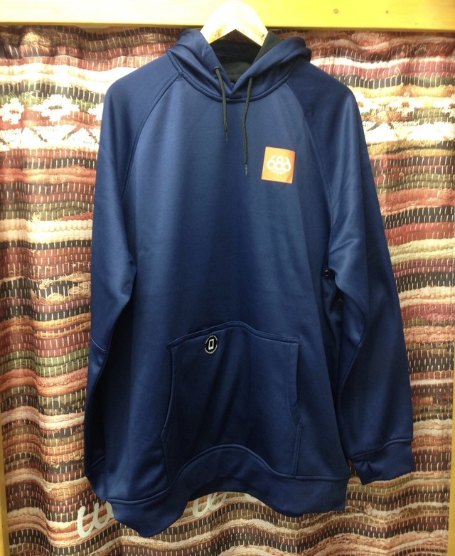 686 Bonded Fleece Pullover Hoody Navy パーカー 防風 ウェア トップス アパレル ファッション スノーボード スノー Slime Case