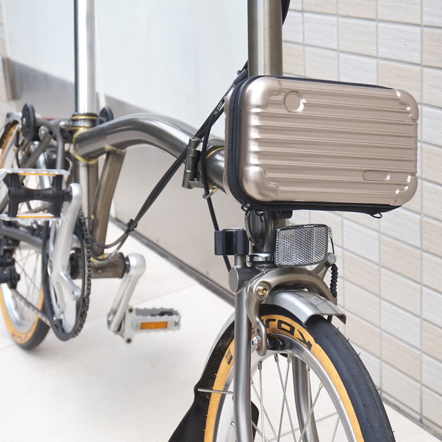 Brompton ブロンプトン用 ハードシェル フロントバッグ Mini Hard Shell Front Bag For Brompton Seven Dials