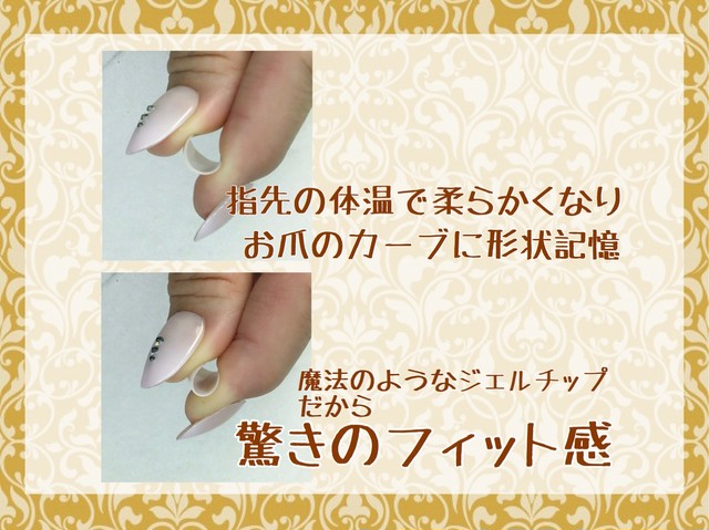 シェルクリアデザイン Bijou Perfect Fit Tip ネイルチップ Zero Gel Bijou