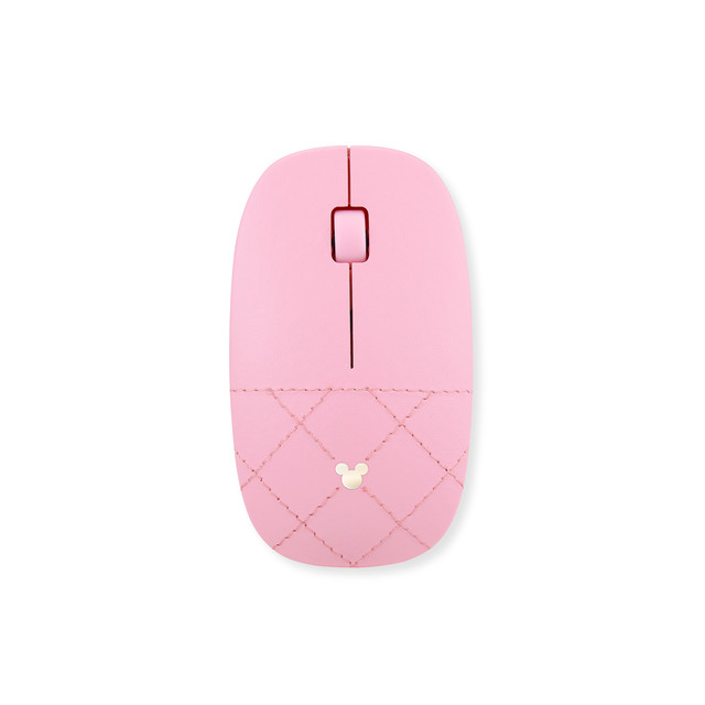 Infothink ワイヤレスマウス Wireless Mouse レザー Leather ディズニー Disney ミッキーマウス Mickey Mouse ピンク 光学マウス Pink Iwm 100 Mkl Pink E Qualia イークオリア