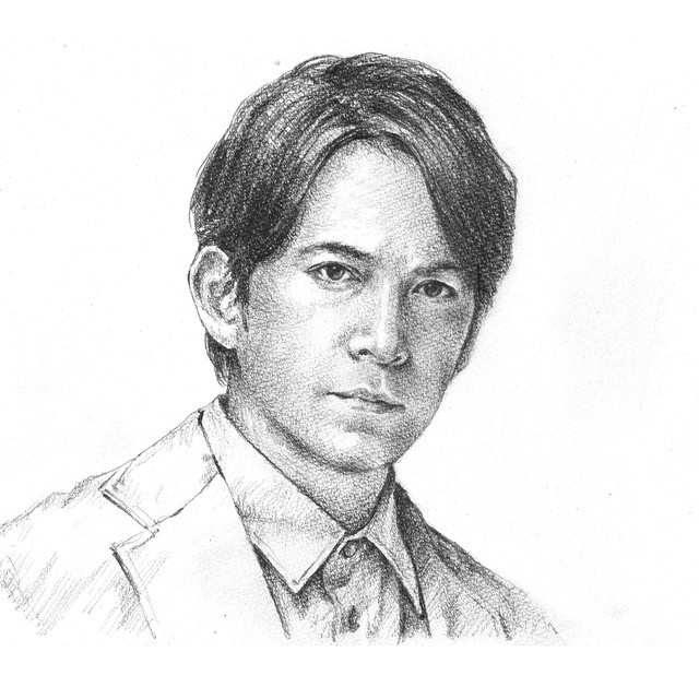 人物その他鉛筆画 精密デッサン データ 現物納品可 Sketch Portrait Amichi