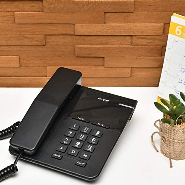 Jpcs Alcatel アルカテル T22 電話機 おしゃれ シンプル 壁掛け 受付用 オフィス用 ビジネス 業務用 家庭用 ホテル用 リダイヤル 日本語説明書付き ブラック Az Japan Classic Store