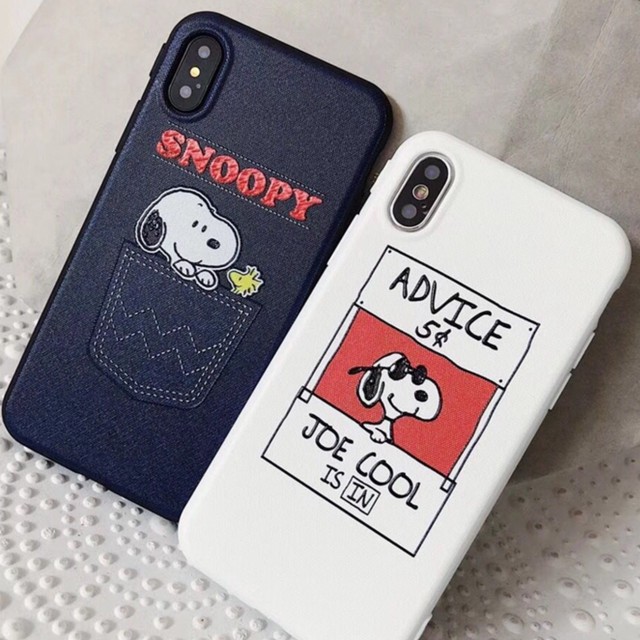 スヌーピー Iphoneケース 選べる２種類 Navy White Honey Apples 別館 Iphoneケース Online Store