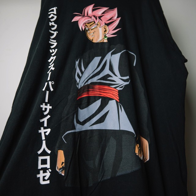 悟空ブラック スーパーサイヤ人ロゼ ドラゴンボール超tシャツ 0918a26 Thrift Tokyo Tarock