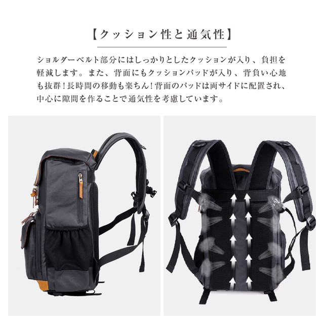カメラ リュック カメラバッグ カメラリュック 一眼レフ メンズ レディース オールシーズン 革 おしゃれ 全3色 大容量 送料無料 Hobbyone