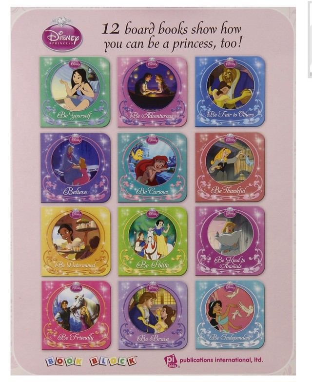 ディズニー プリンセス ボードブック 英語 絵本 12冊セット Yuikoshop
