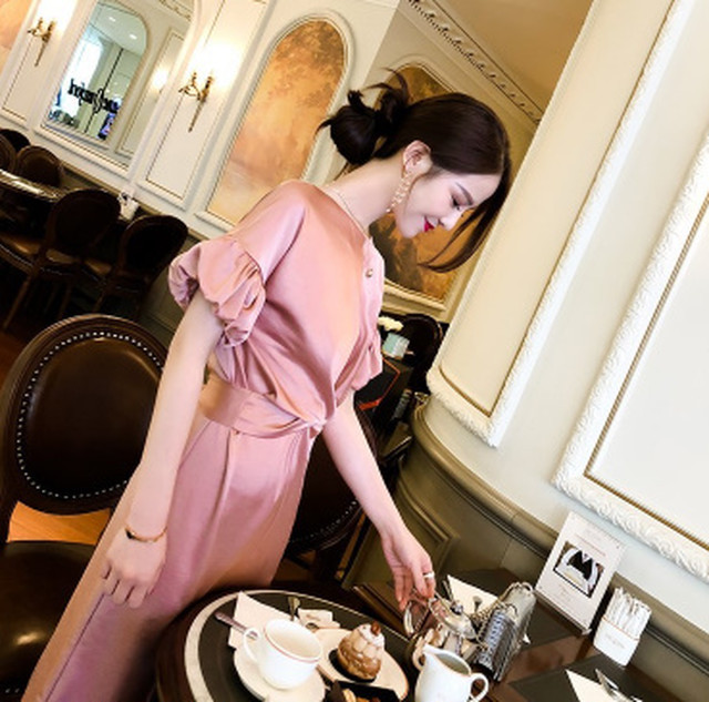 上質サテン 光沢 ピンク クロスリボン ワンピースドレス お呼ばれドレス 結婚式ワンピース 540 Dressy Lily ドレッシーリリー プチプラドレスワンピース専門店 上質サテン 光沢 ピンク クロスリボン ワンピースドレス お呼ばれドレス 結婚式ワンピース 540 Dressy Lily ドレッシーリリー プチプラドレスワンピース専門店