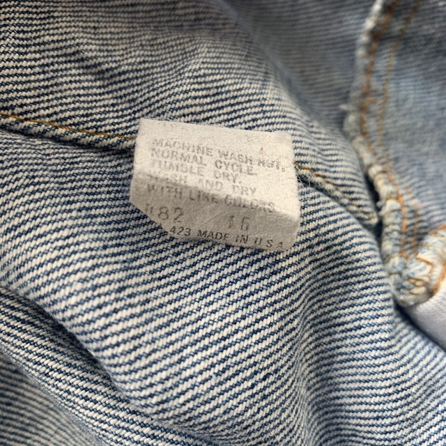 春になりましたgジャンの季節 90 S Levi S デニム ジャケット Gジャン 40 Slut Albatross Vintage