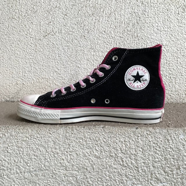 Vintage Converse コンバース スニーカー ハイカット ベロア 黒 26 0 Slut Albatross Vintage