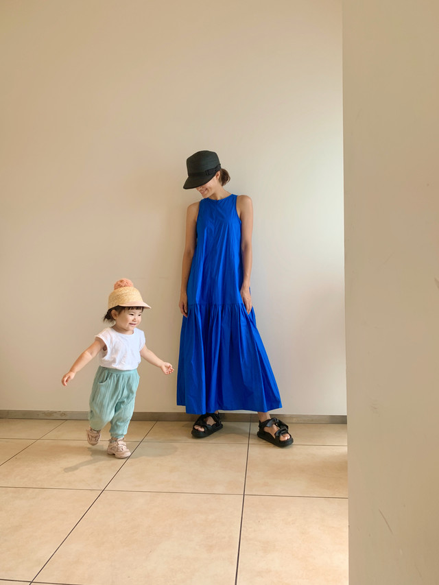 Aラインノースリマキシ丈ワンピース Fanfan Closet ファンファンクローゼット