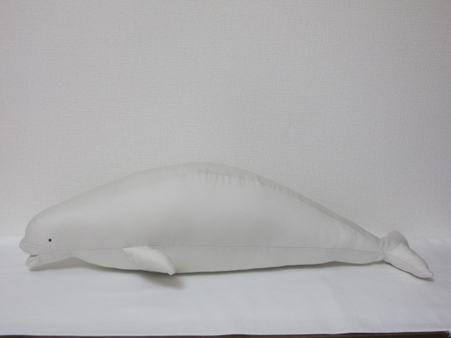 63cmベルーガ シロイルカ White Whale ぬいぐるみ工房nuwasu