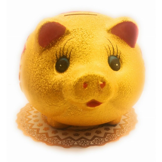 金猪貯金箱 縁起物 パワーグッズ サイズ 10号 Sakura456