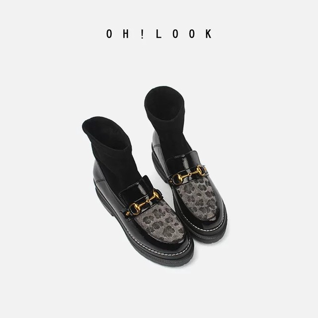upper leopard boots