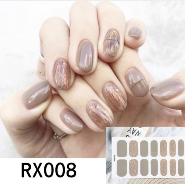 ネイルシール グレー系 プチプラ 簡単 ネイル エスドレッシング セレクトショップ