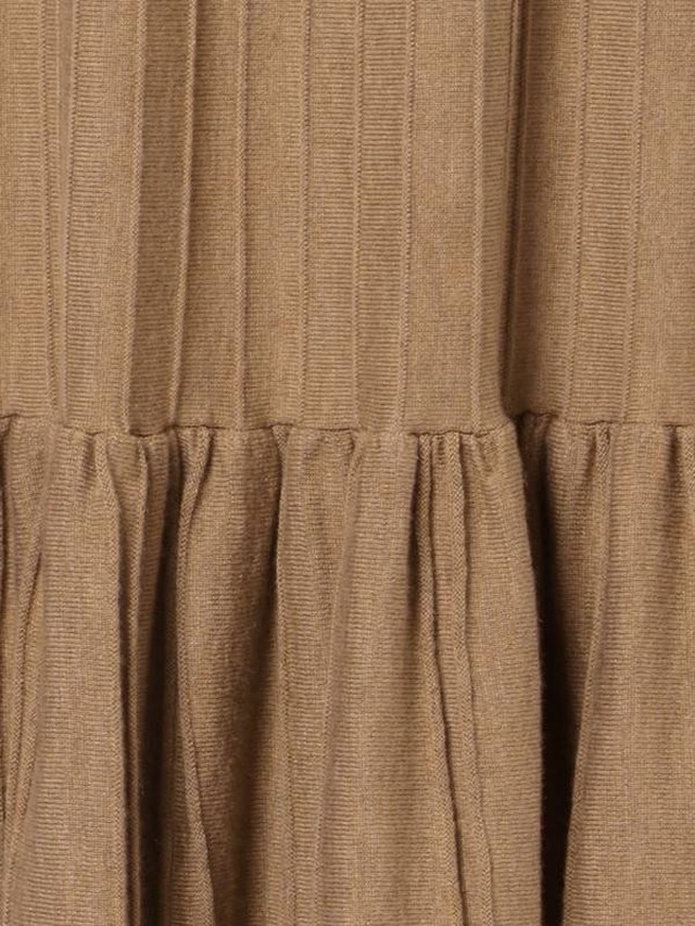 Elendeek エレンディーク プリーツ切替ニットワンピース Toraya 111 Dep