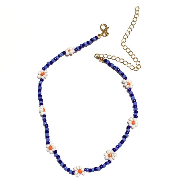 Flower Beads Necklace