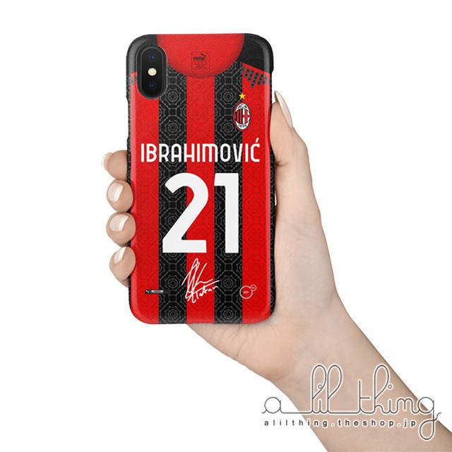 Seriea Acミラン 21シーズン ホームユニフォーム イブラヒモビッチ テオエルナンデズ サイン入り Iphonese2 Iphonexr ケース Alilthing