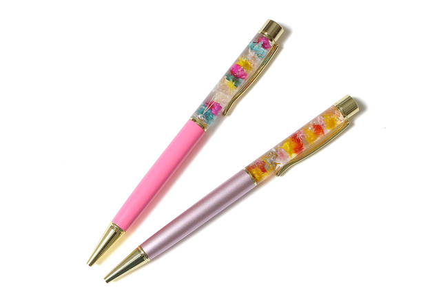 送料無料 ハーバリウムボールペン２０本セット ラッピング無料サービス ハーバリウム教室マナビバ