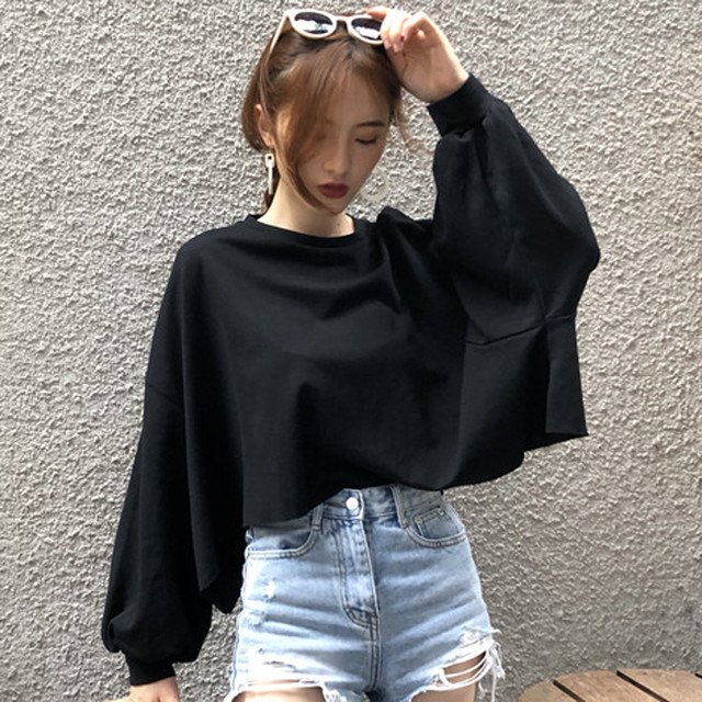 ビッグtシャツ レディース ビッグシルエット Tシャツ レディース 長袖 ボリュームスリーブ 大きいサイズ ショート丈 体型カバー 通勤 通学 オフィスカジュアル デート 秋新作 Ncho ビッグtシャツ レディース ビッグシルエット Tシャツ レディース 長袖 ボリュームスリーブ 大きいサイズ ショート丈 体型カバー 通勤 通学 オフィスカジュアル デート 秋新作 Ncho