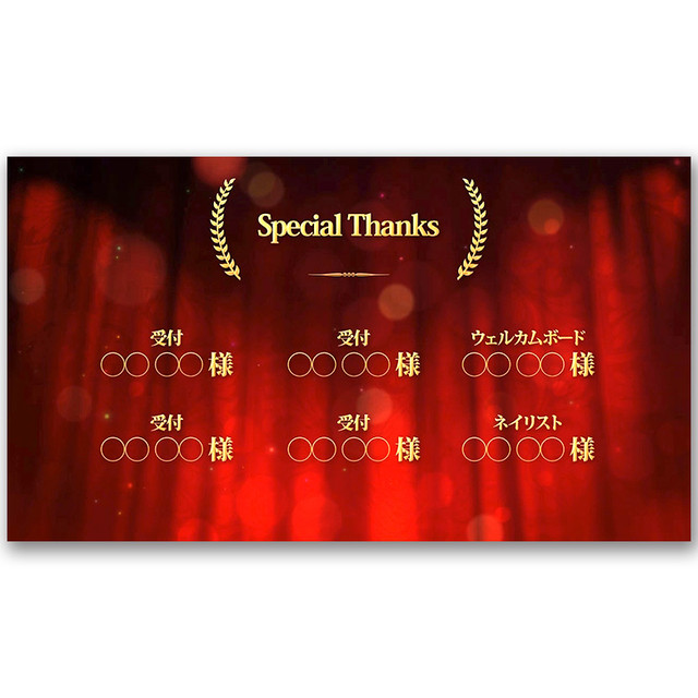 ゲスト表彰式 エンドロール 空飛ぶウエディング