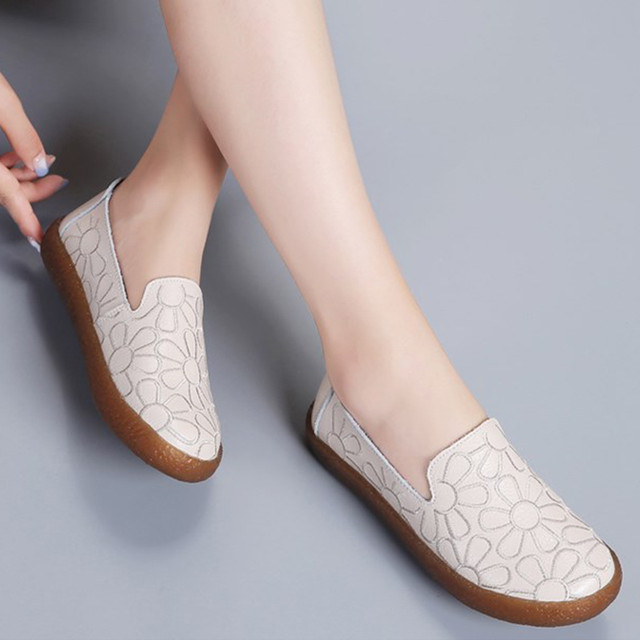 ローファー シューズ レディース 夏 フラットシューズ 花柄 レディースシューズ シンプル 歩きやすい 通勤 通学 Rb R3 11 Tk05 0017 Redbell