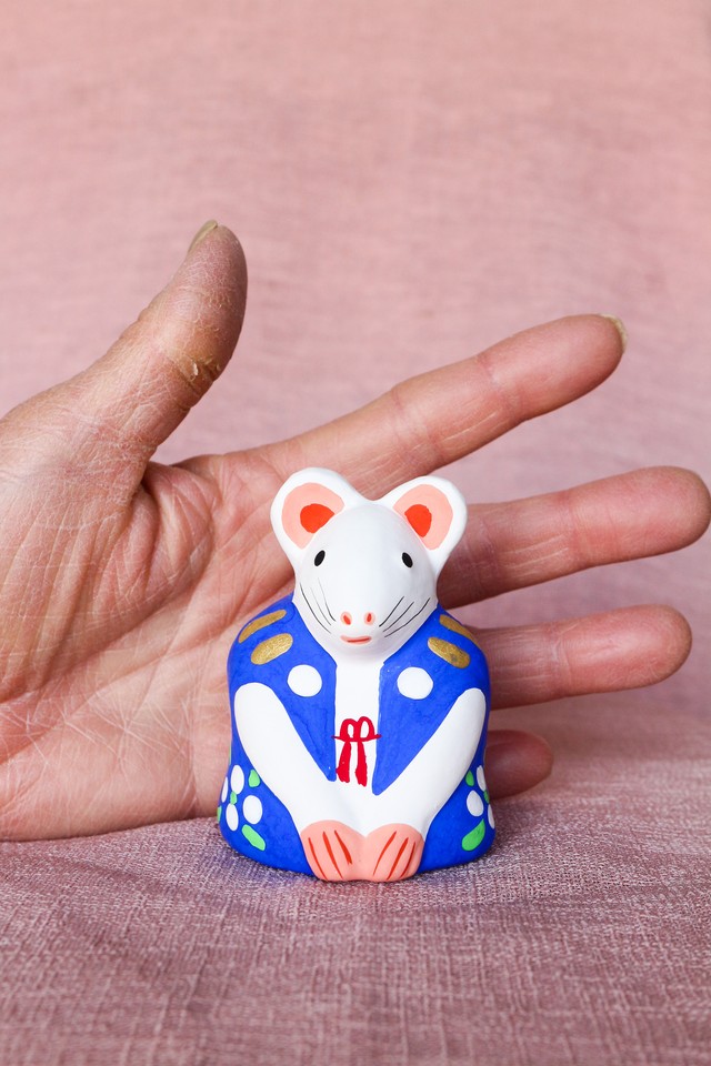 こらんしょ人形 子 会津中湯川人形 土人形 おみやげ処 本家美濃屋 大内宿