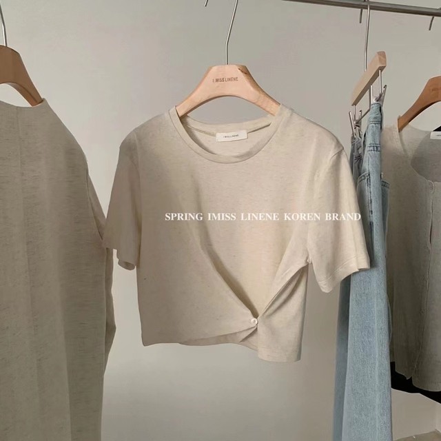 2wayシンプルTシャツ AJ2205-655