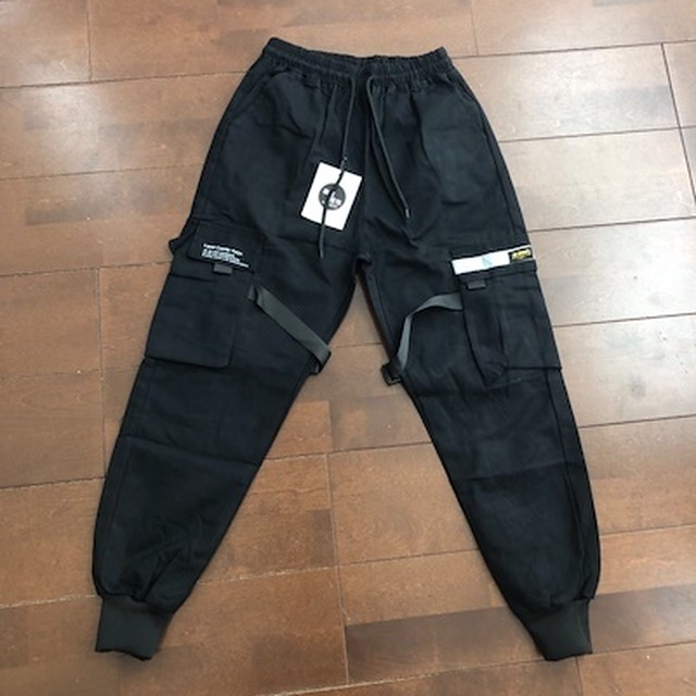 韓国ファッション サバゲーにも カーゴパンツ ジョガーパンツ ミリタリー 好きな方 ユニセックス ダンス イベント メンズ レディース ビーチブルバード