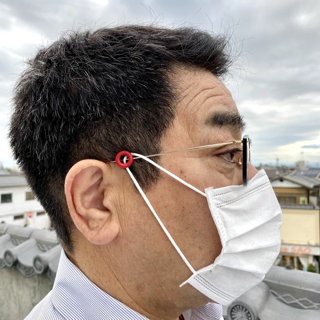 マスク留めに ピタリング サカタメガネオンライン