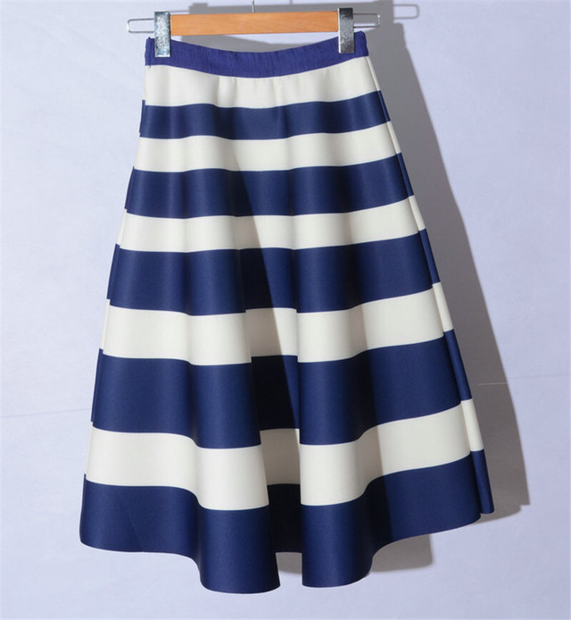 ボーダーフレアスカート Lucia