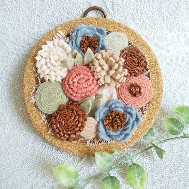 最高のフェルト 花 ブーケ 作り方 簡単 最高の花の画像