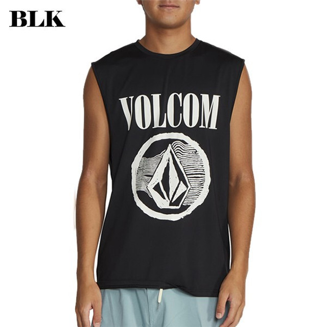 N ボルコム タンクトップ メンズ インナー ノースリーブ ホワイト ブラック 白 黒 夏 おしゃれ ギフト Volcom Stone Mind Tank Beachdays Okinawa