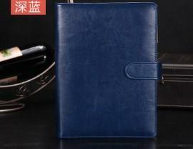 システム手帳 A5 ビジネス手帳 バインダー 6穴 リフィル 手帳 ノート ブルー Sakuraショップ