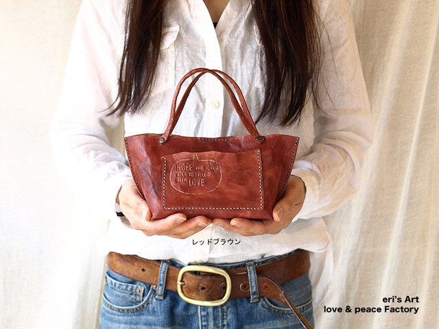 【受注生産休止中】小さなトートバッグ *5カラーバリエーション* OD-Bag-03