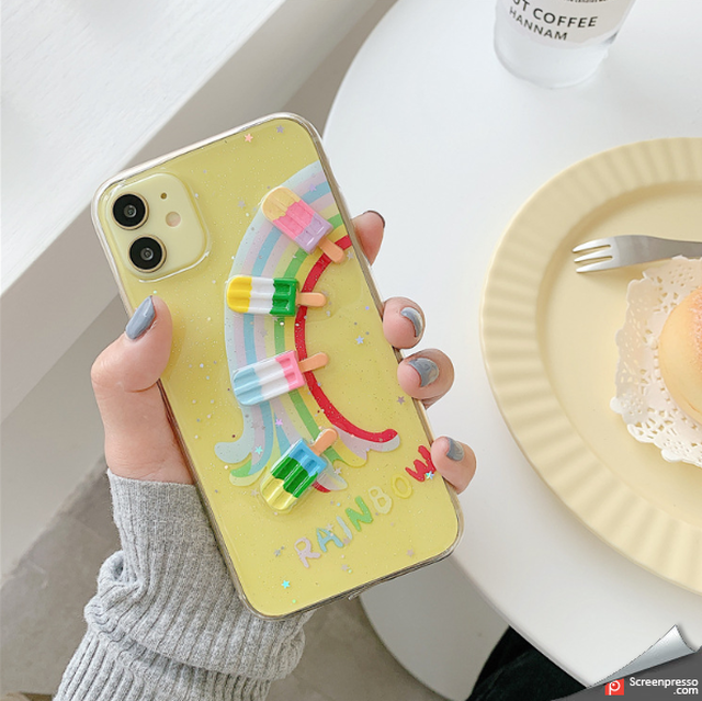 予約商品 Iphoneケース クリアケース アイスクリーム Zeroinfo