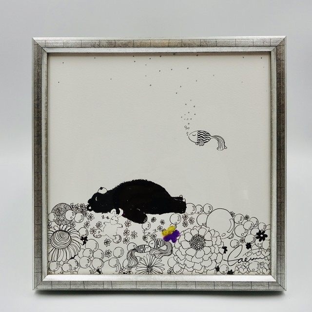 キムガウン 作品「 You are my Gift(On the flower bed)」