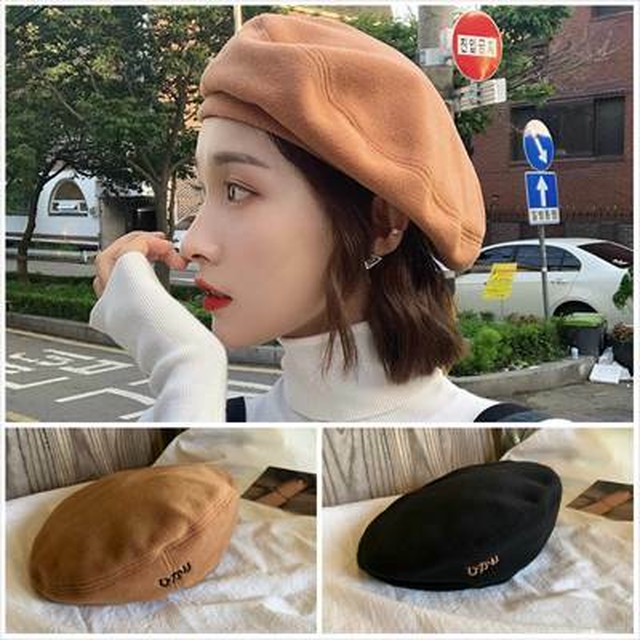 ベレー帽 帽子 刺繍 ハンチング キャップ ハット Hat Cap プレゼント 防寒対策 コットン 小顔効果 レディース かわいい ナチュラル 日焼け 紫外線 お洒落 春 秋 冬 日よけ 10代 代 30代 40代 Laff Store ラフストア レディース 携帯ケース 携帯カバー