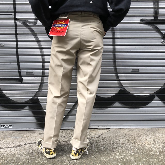 デッドストック Usa製 Dickies ディッキーズ ワークチノパン ベージュ 高円寺古着 Slat Albatross Vintage