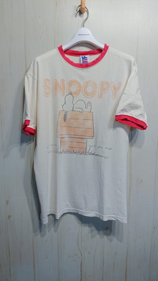 Peanuts Junk Food スヌーピーデザインコラボtシャツ Snoopy 情熱古着店