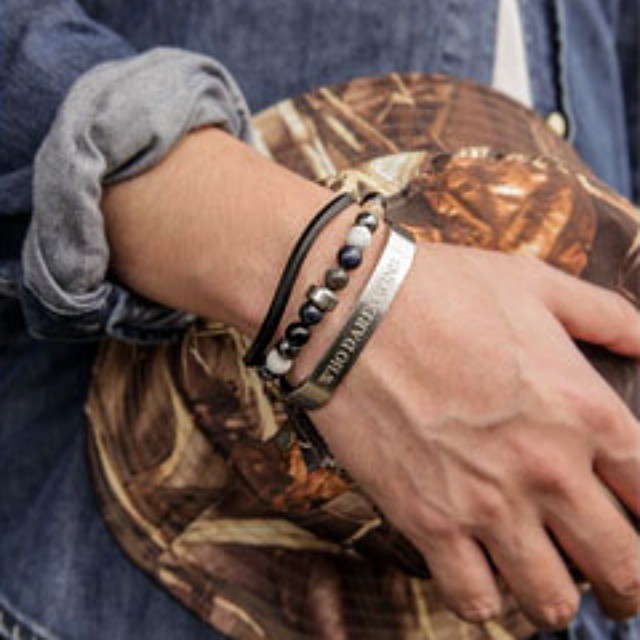 ブレスレット メンズ バングル アクセサリー メンズジュエリー シルバー ブラック サージカルステンレス316l チタン鋼 シンプル カジュアル メンズバディmensbuddy